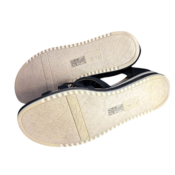 Women's Black Strappy Sandals size 8.5 EUC - Picture 4 of 4